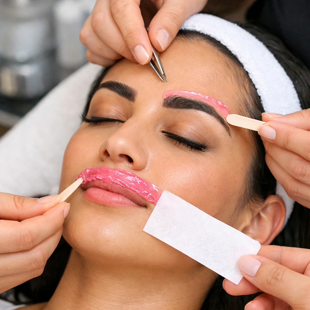 Eyebrow Upper Lips With Wax