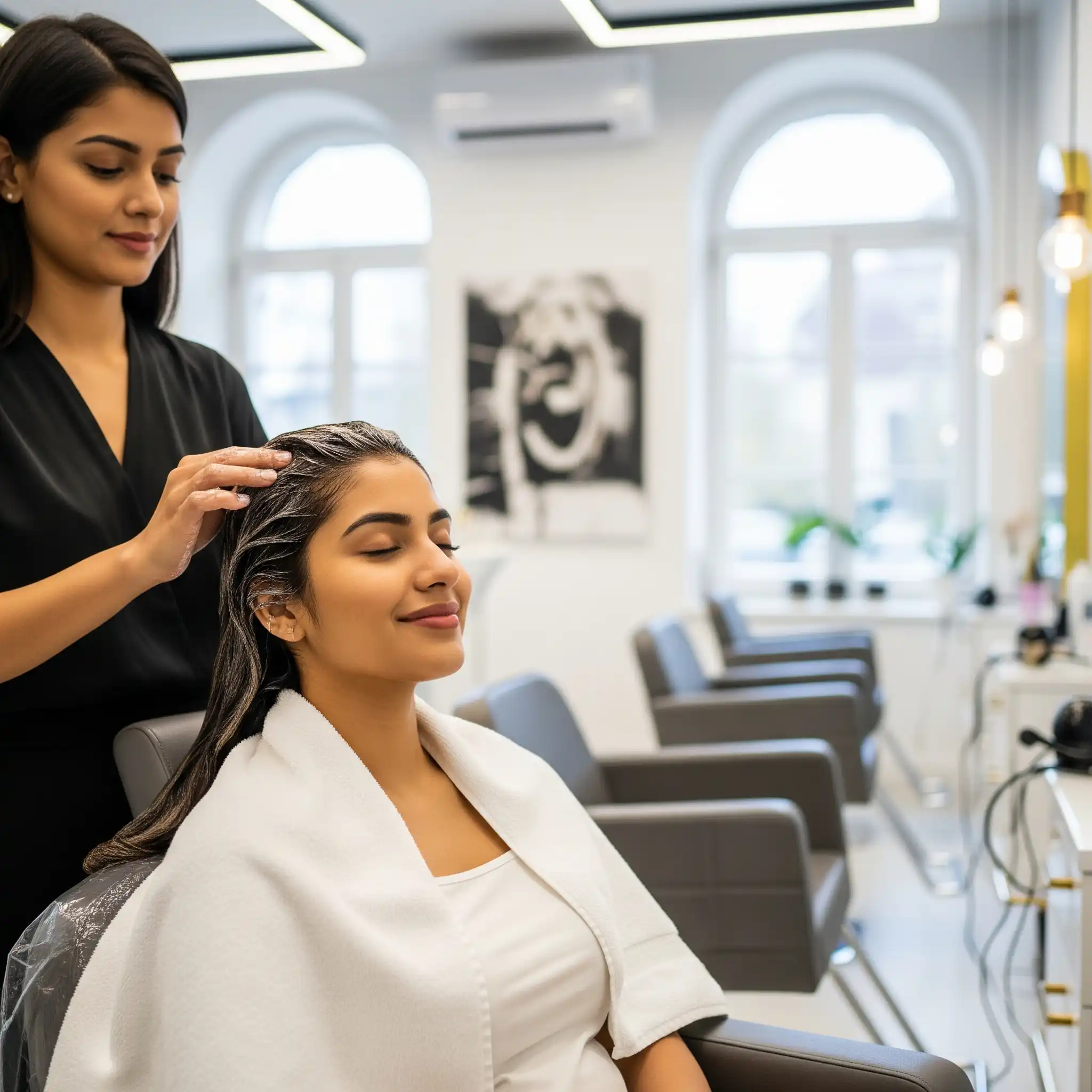 CHEMICAL TREAT HAIR