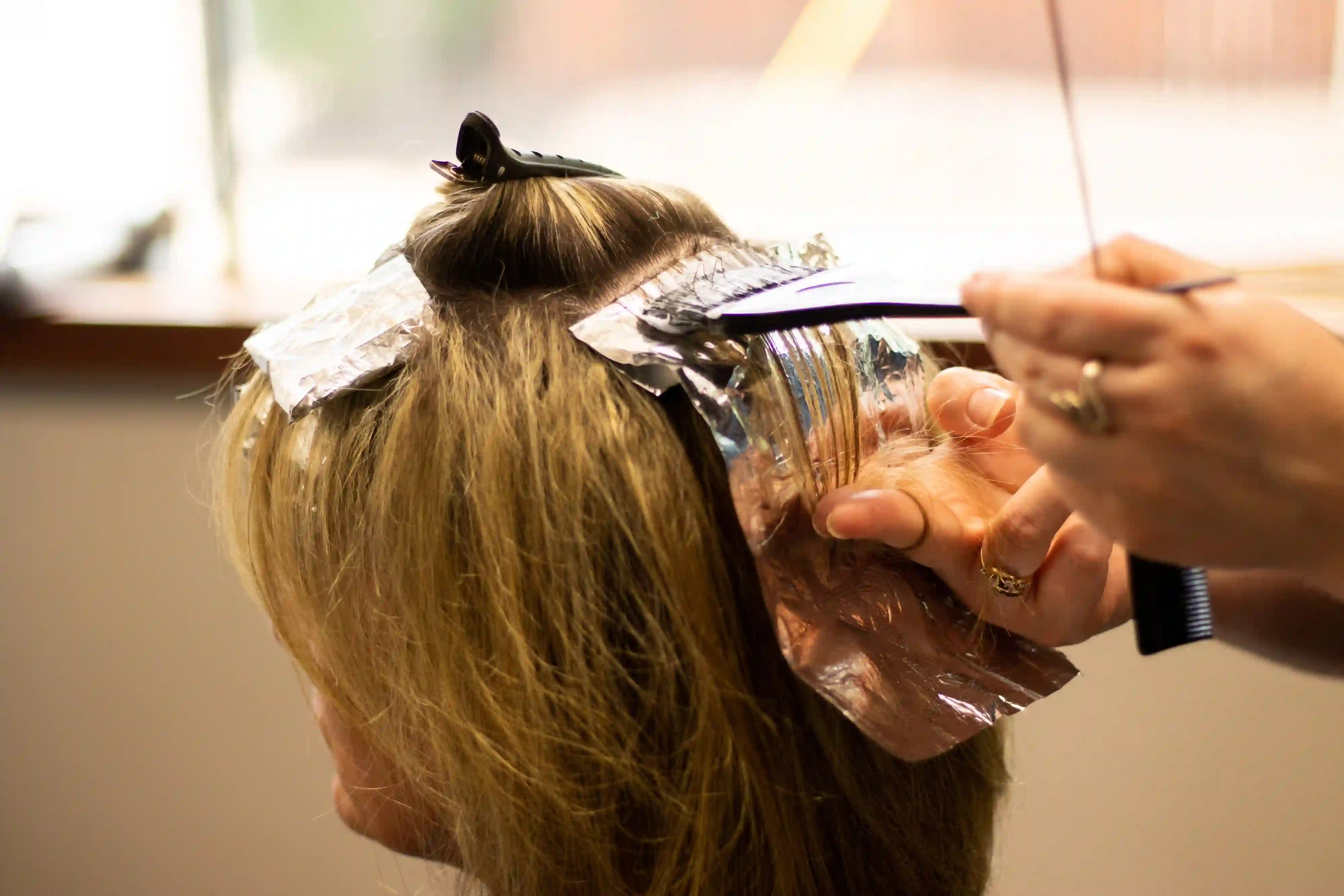 Crown Highlights ( Starting, depends on hair length )